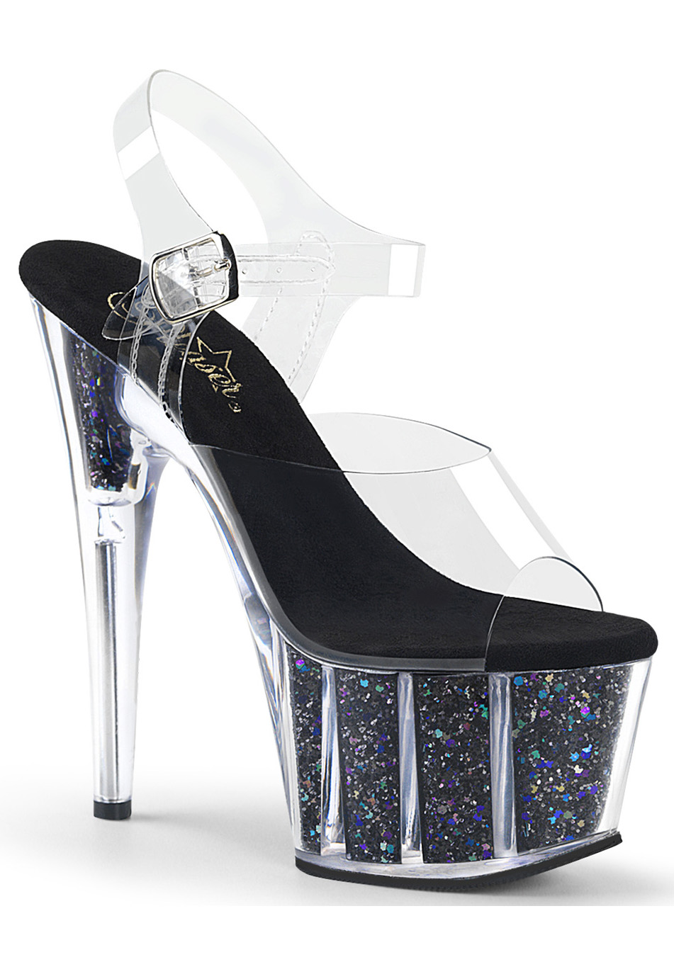 glitter 3 inch heels