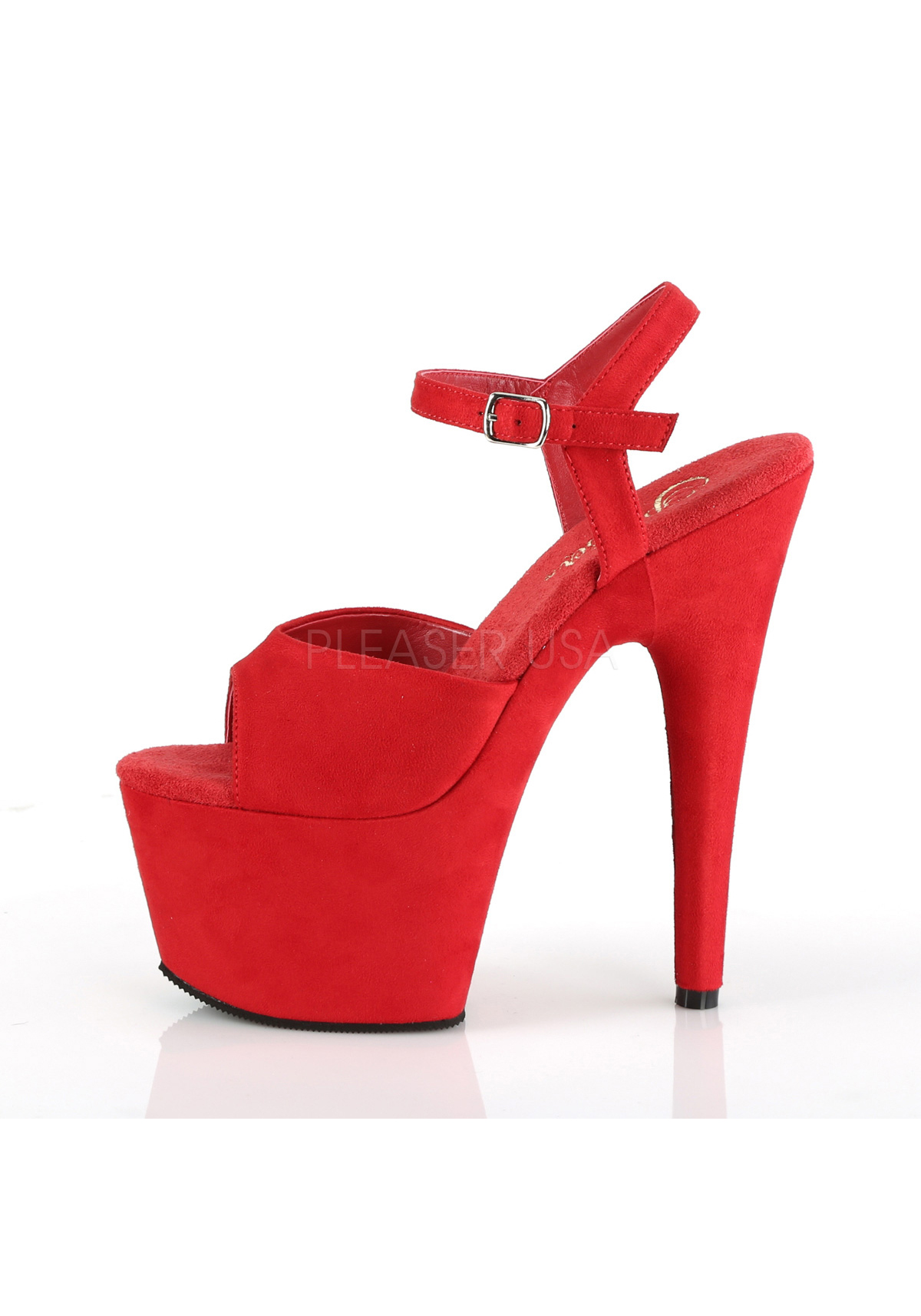 Pleaser ADORE-709FS 7 Inch Heel, 2 3/4 Inch Platform Ankle Strap Sandal |  eBay