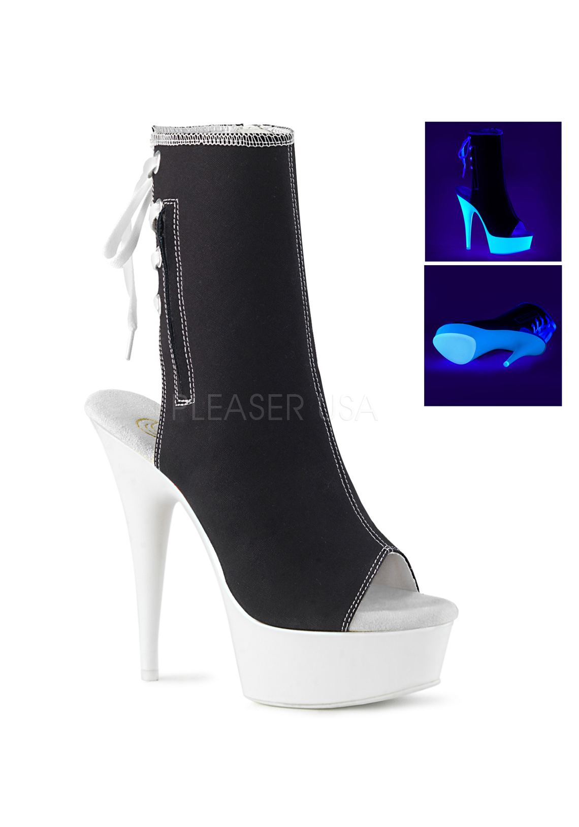 1 3/4 Inch Platform Open Toe/Heel Ankle Boot Details about Pleaser 6 Inch Heel Side Zip 1 3/4 Inch Platform Open Toe/Heel Ankle Boot Details about Pleaser 6 Inch Heel Side Zip