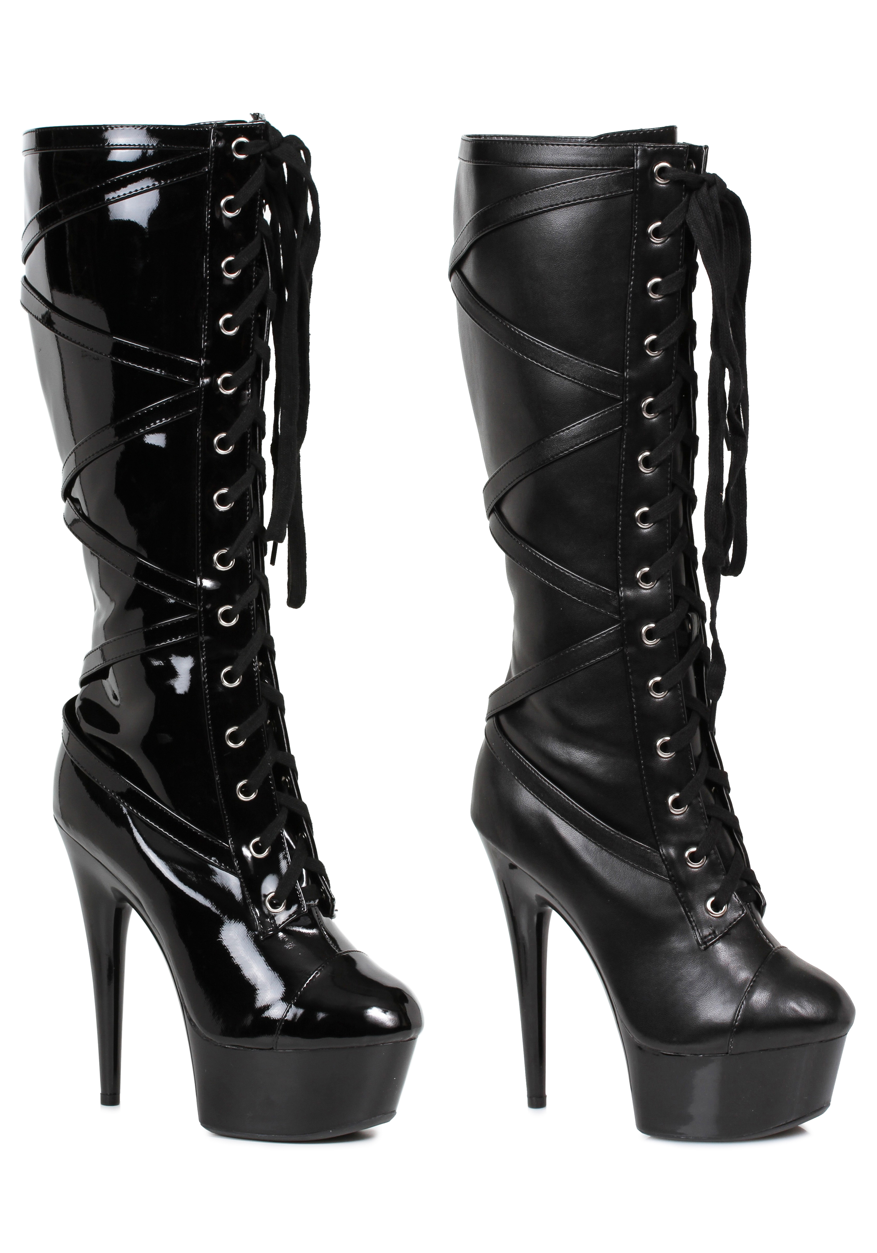 6 inch lace up boots