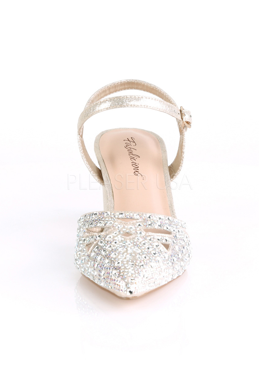 silver 2 inch block heels
