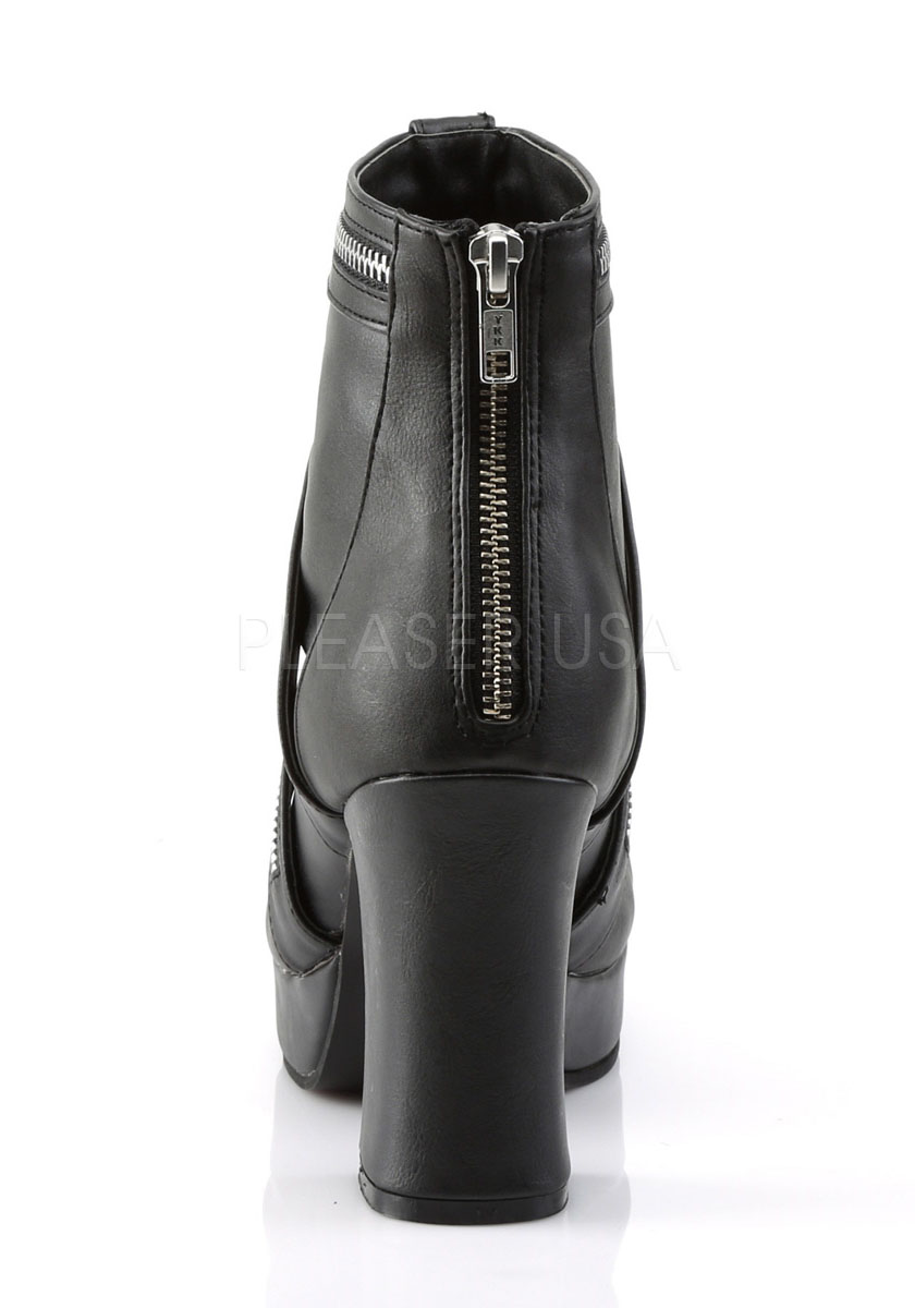 3 3 4 Inch Heel, 1 1 1 Inch Platform Goth Punk Lolita Ankle Boot e8de22 3 3 4 Inch Heel, 1 1 1 Inch Platform Goth Punk Lolita Ankle Boot e8de22