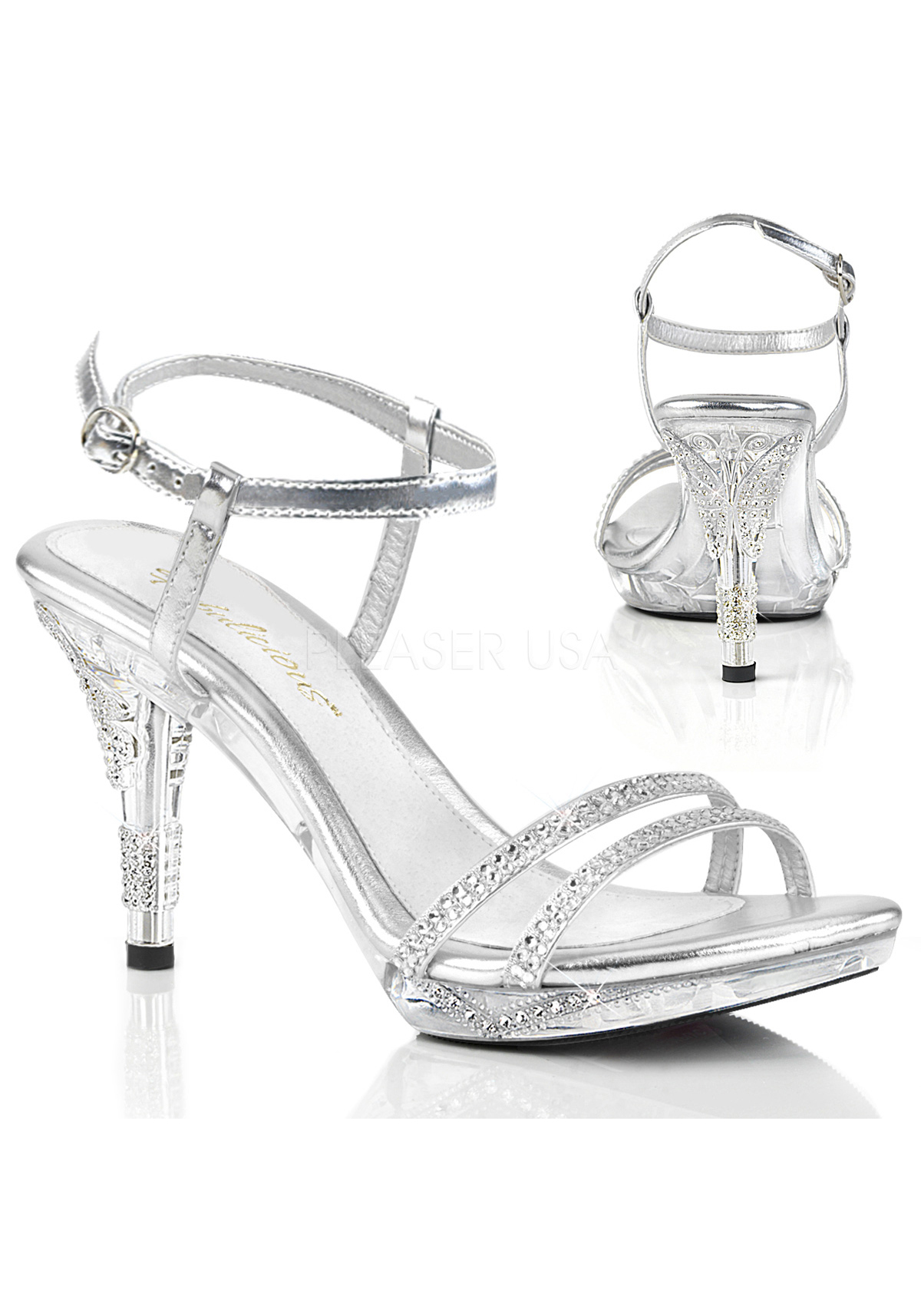 white 3 inch heel sandals