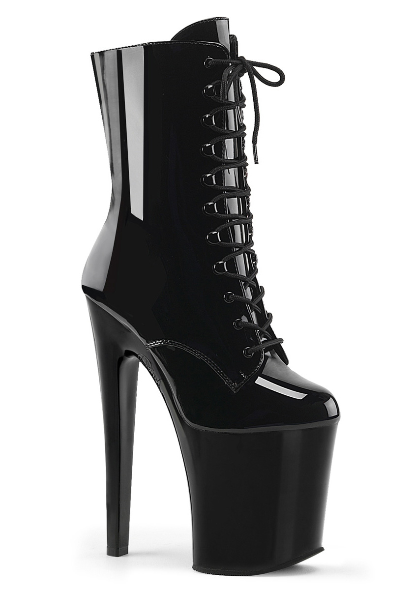 8 inch spiked platform heel play with double squirt 2