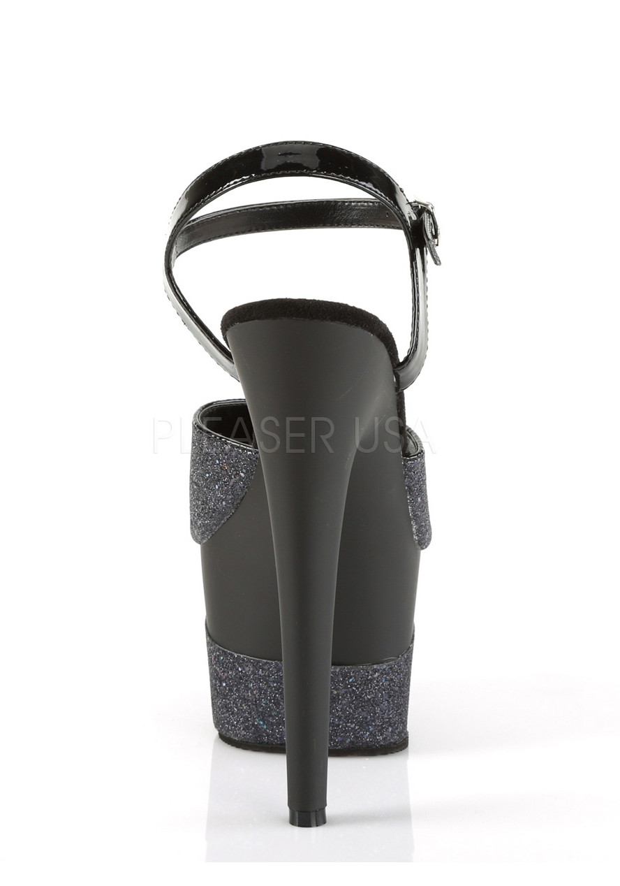 Pleaser ADORE-709-2G 7" Heel, 2 3/4" Platform Ankle Strap Sandal - Picture 10 of 66