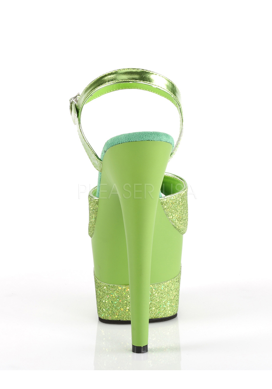 Pleaser ADORE-709-2G 7" Heel, 2 3/4" Platform Ankle Strap Sandal - Picture 30 of 66