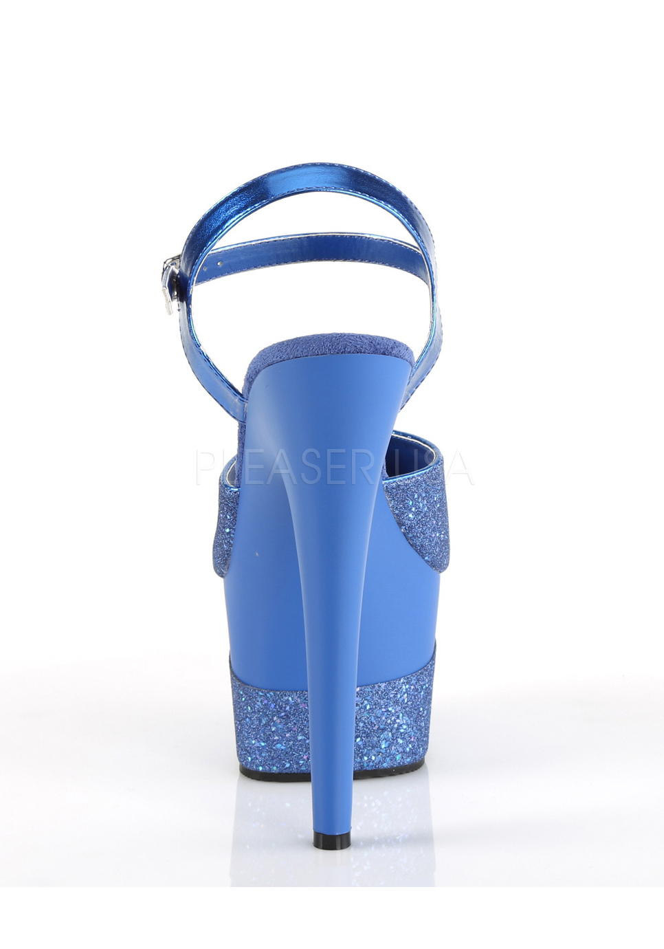 Pleaser ADORE-709-2G 7" Heel, 2 3/4" Platform Ankle Strap Sandal - Picture 60 of 66