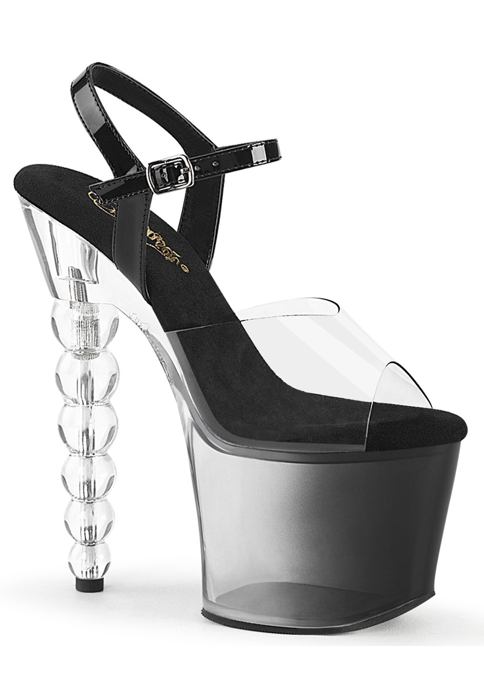 Pleaser 7 Inch Heel 2 34 Inch Platform Ankle Strap Sandal Ebay 