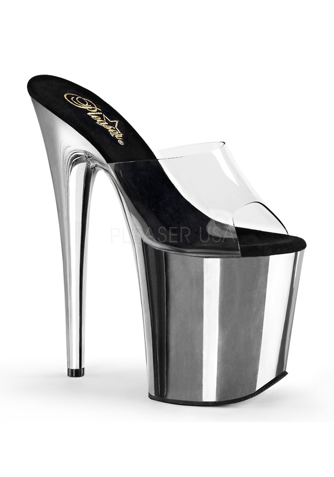 Pleaser FLAMINGO-801 Slide plateau tacco 8 pollici - Foto 5 di 16