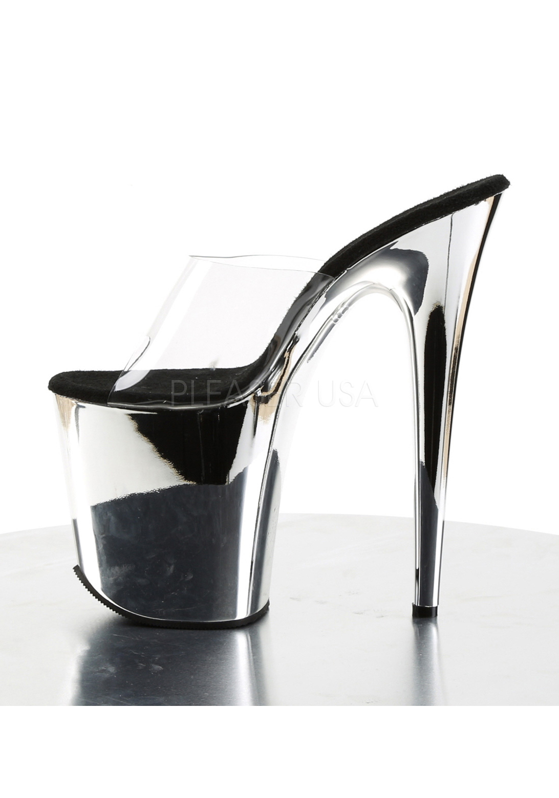 Pleaser FLAMINGO-801 Slide plateau tacco 8 pollici - Foto 7 di 16
