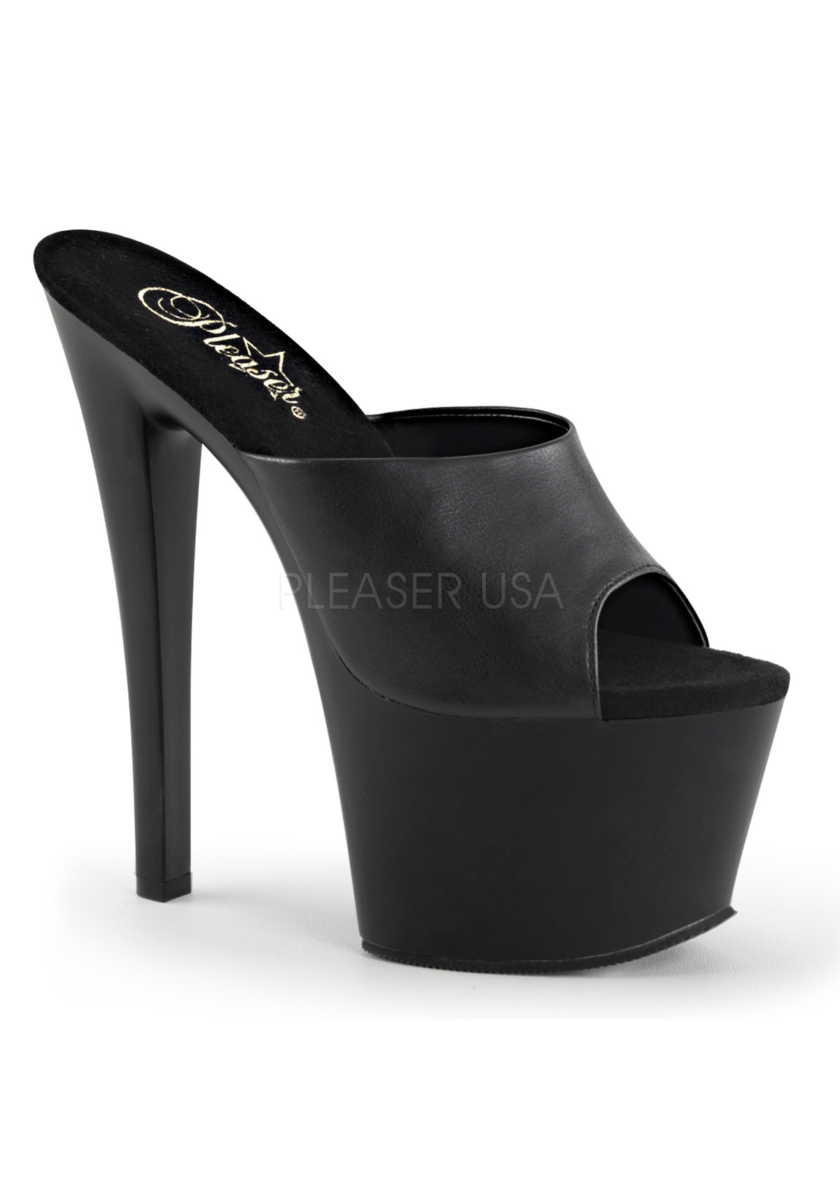 Exotic Pole Dancer 7" Spike Stiletto Heel Platform Drag Queen Sandal - Picture 2 of 7