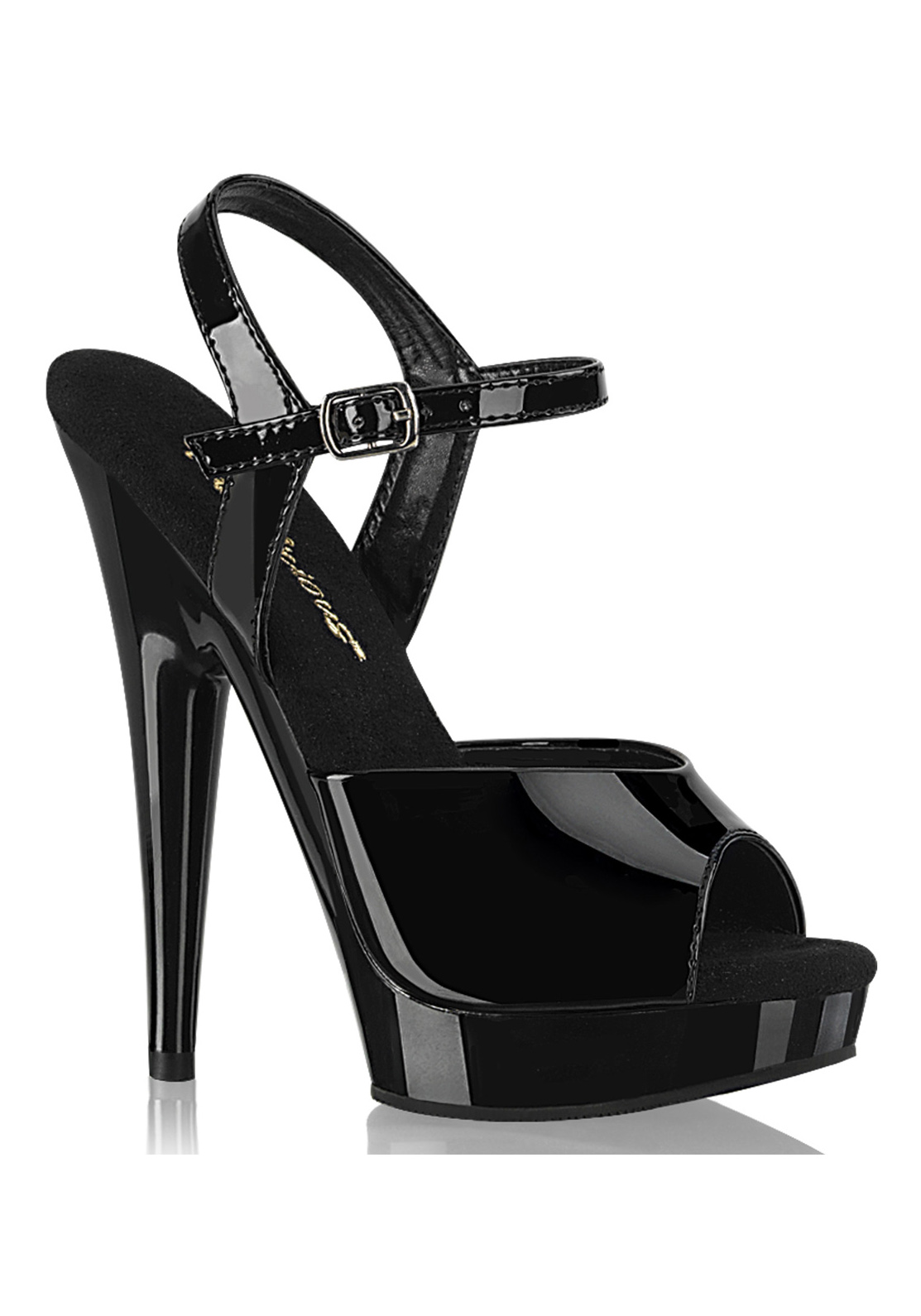 Pleaser Fabulicious SULTRY-609 6 Inch Heel, 1 Inch Platform Ankle Strap ...